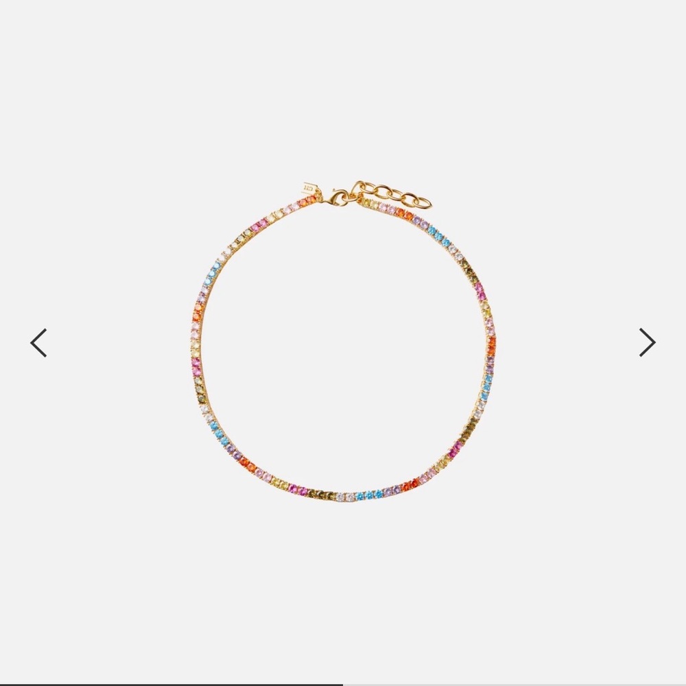 Multicolor Gold Necklace